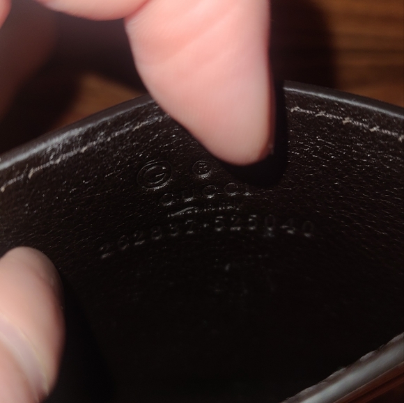 NEW GUCCI Microguccissima Card Holder Wallet in Soft Pink - Picture 5 of 5